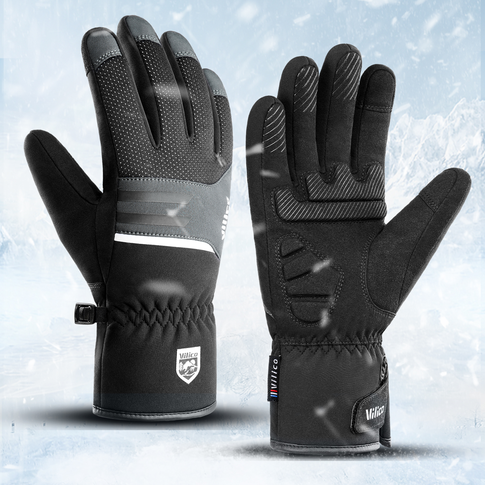 Ski Glove Waterproof - Winter Waterproof Cycling Gloves Outdoor Sports