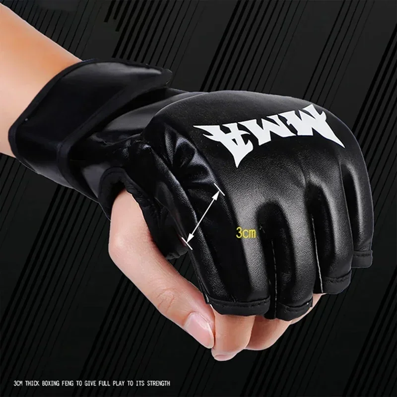 Motorcycle Glove Knuckle - Professional Boxing Training Gloves Half Finger