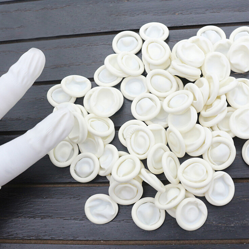 Latex Disposable Glove - 20/100pcs Disposable Anti Static Rubber Latex