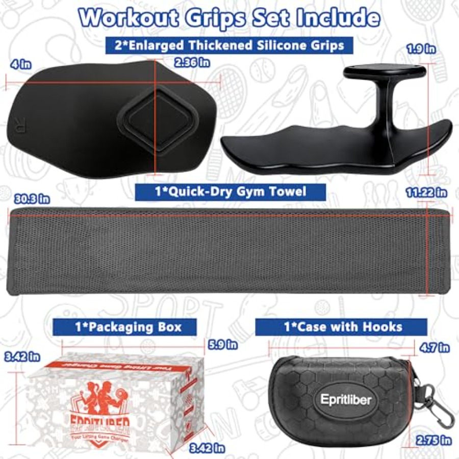 Large Silicone Workout Grips K - đánh giá và giá Workout Glove Gym