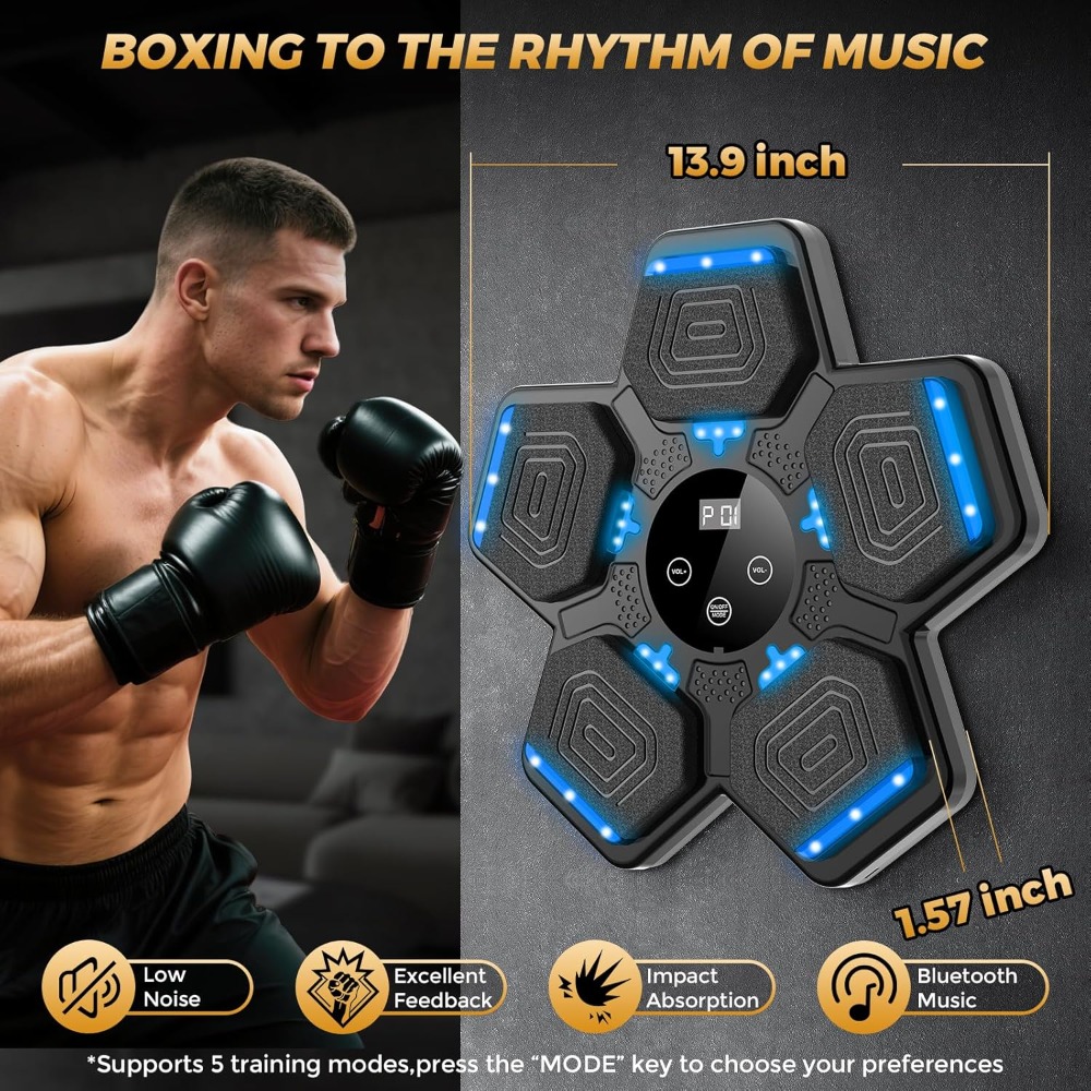 Music Boxing Machine for Adult - đánh giá và giá Workout Glove Gym