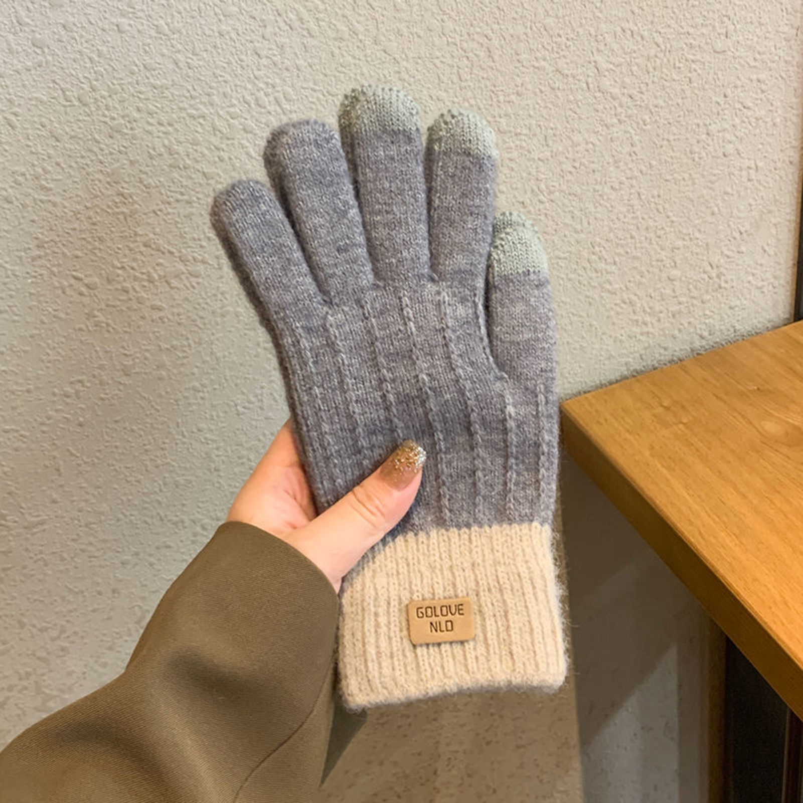 Women's Cable Knit Gloves Warm - đánh giá và giá Wool Glove Lined