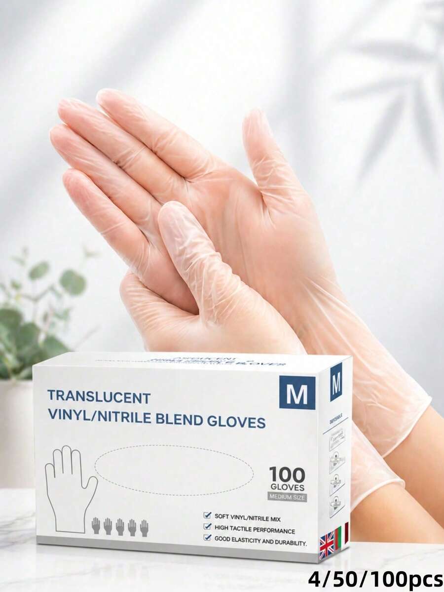 100pcs White Disposable Nitril - đánh giá và giá Latex Disposable Glove
