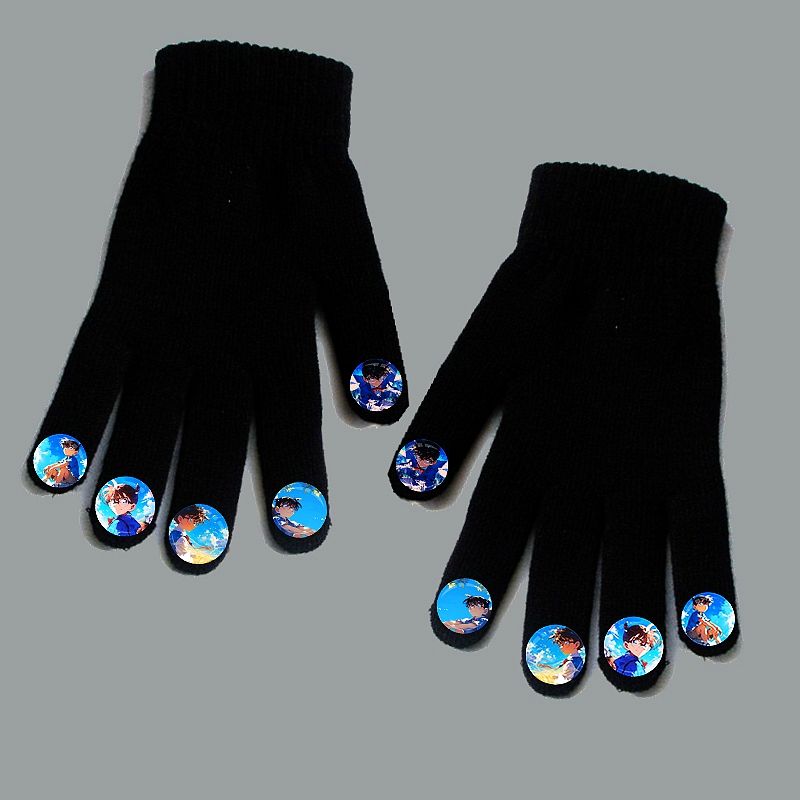 New Detective Conan Anime Prin - đánh giá và giá Fingerless Glove Knit