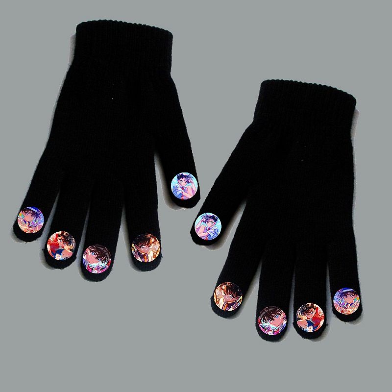 New Detective Conan Anime Prin - đánh giá và giá Fingerless Glove Knit