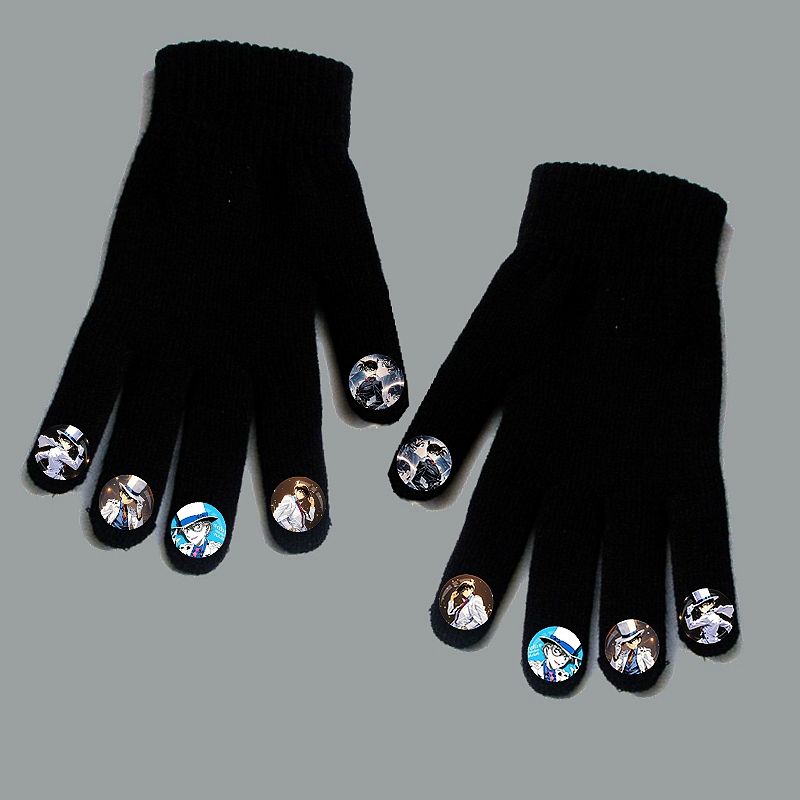 New Detective Conan Anime Prin - đánh giá và giá Fingerless Glove Knit