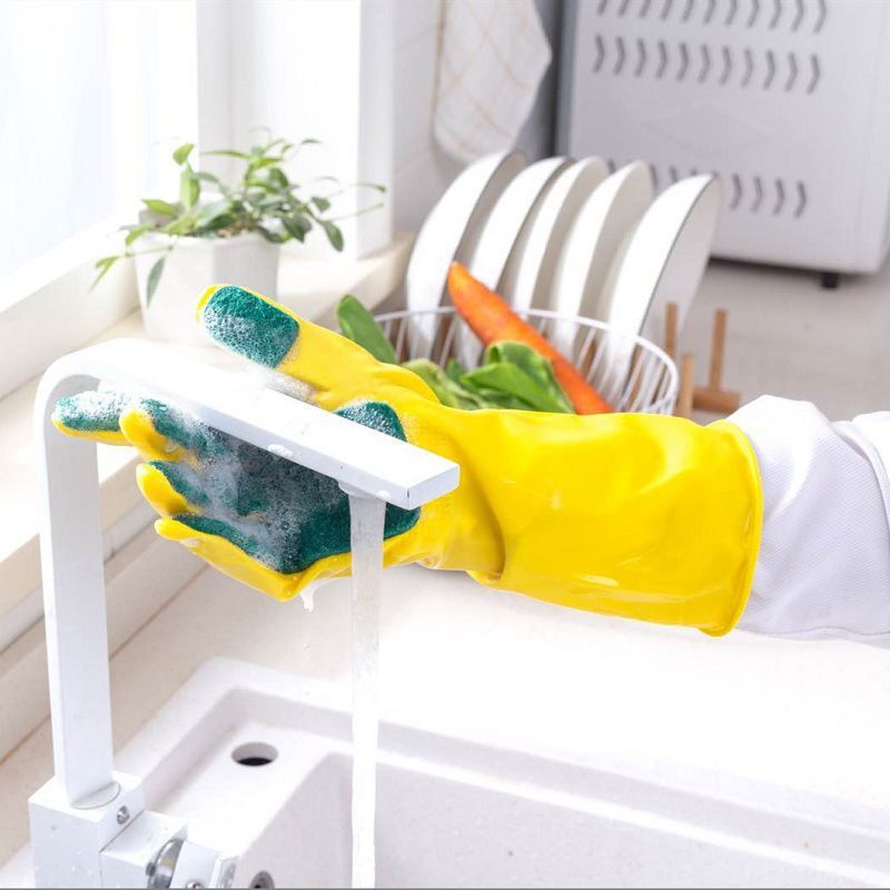 1pair Portable Practical Five- - đánh giá và giá Dish Glove Rubber