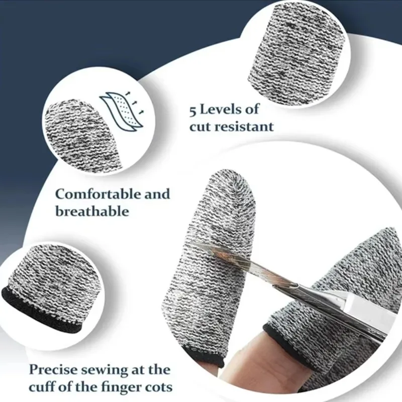 50PCS  Anti-Cut Finger Cots Pr - đánh giá và giá Cut Resistant Glove