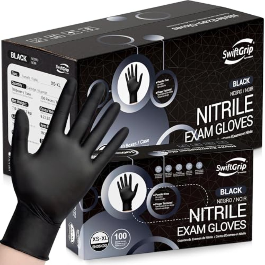 SwiftGrip Disposable Nitrile E - đánh giá và giá Exam Glove Nitrile