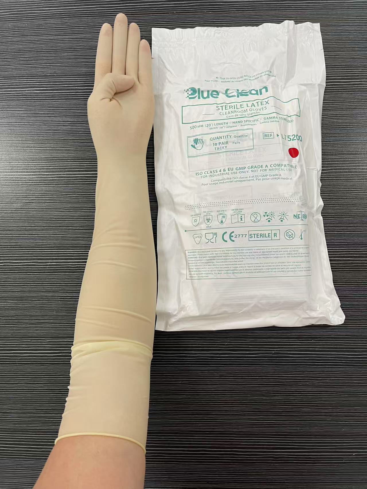 Blue Clean LT5200 (10 pairs) 2 - đánh giá và giá Rubber Glove Cleaning