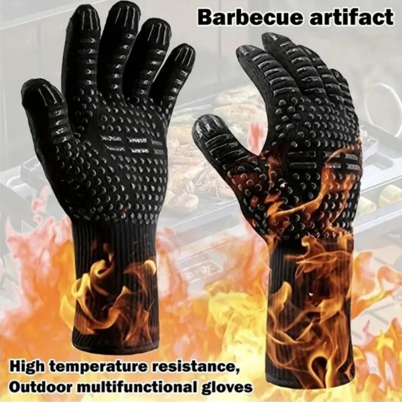 Heat Resistant BBQ Gloves Set  - đánh giá và giá Heat Resistant Glove