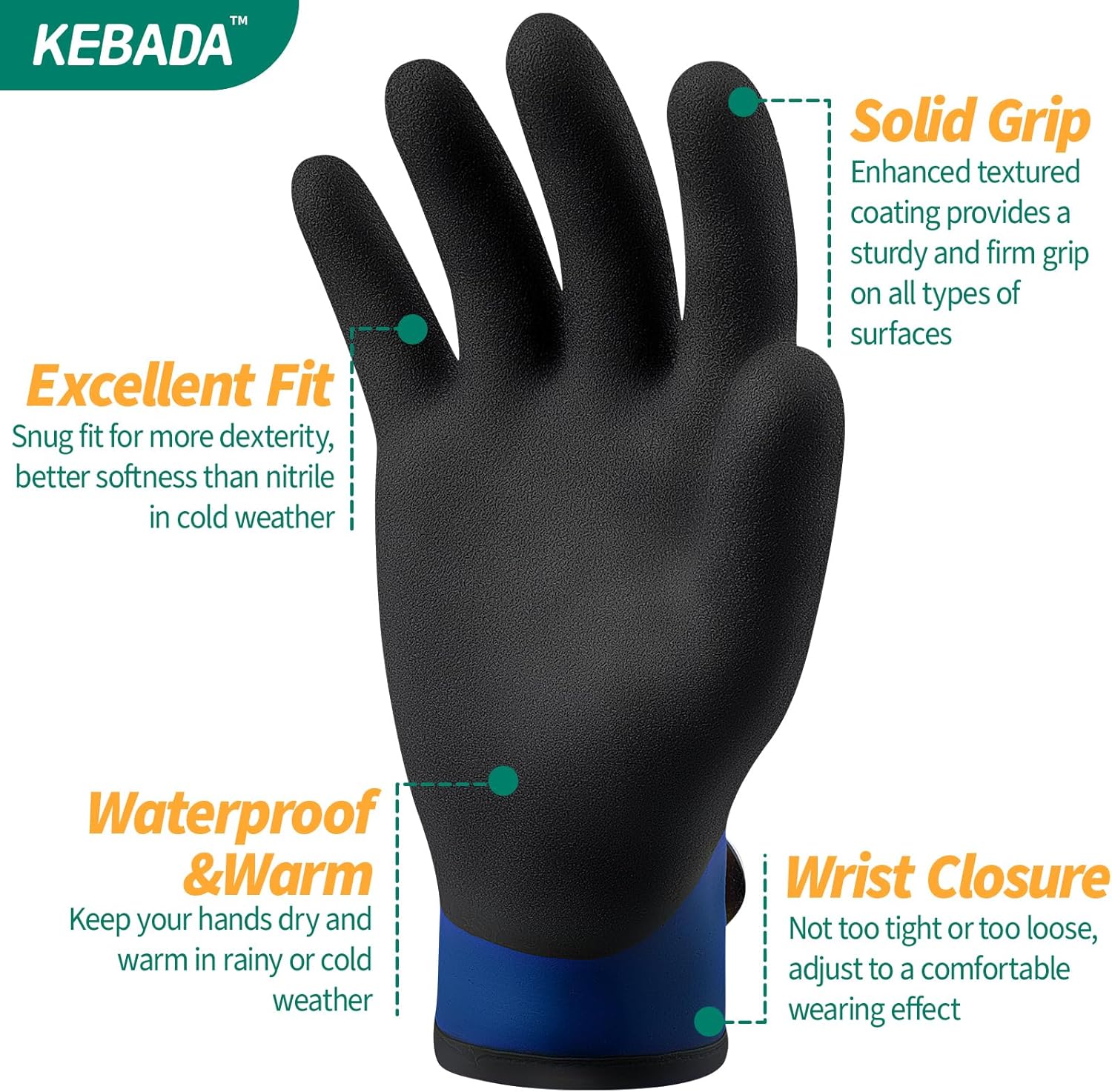 Waterproof Winter Work Gloves  - đánh giá và giá Winter Glove Insulated