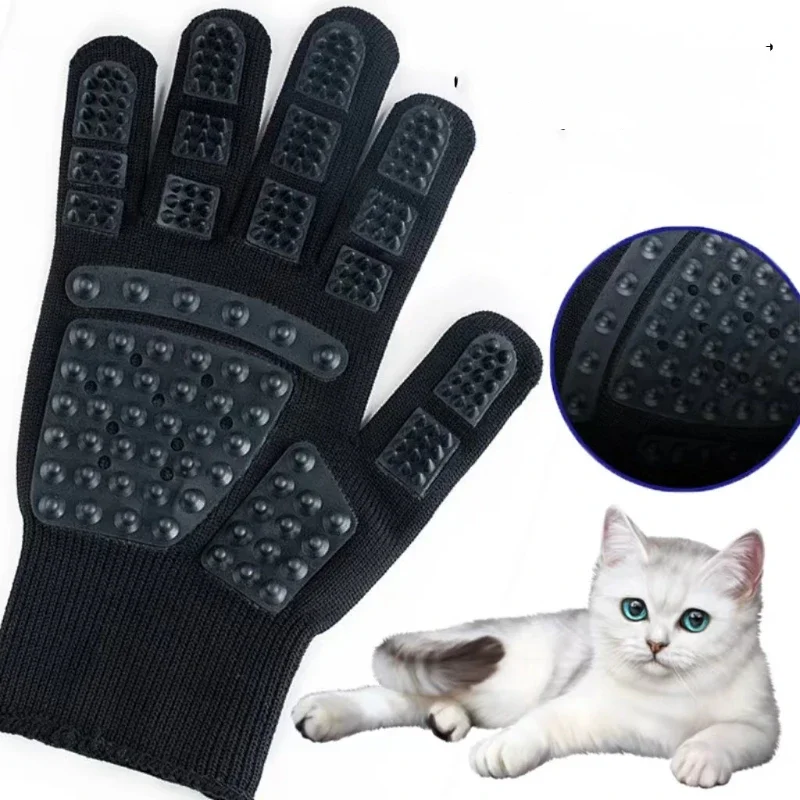 1PC Pet Hair Grooming Gloves C - đánh giá và giá Rubber Glove Cleaning