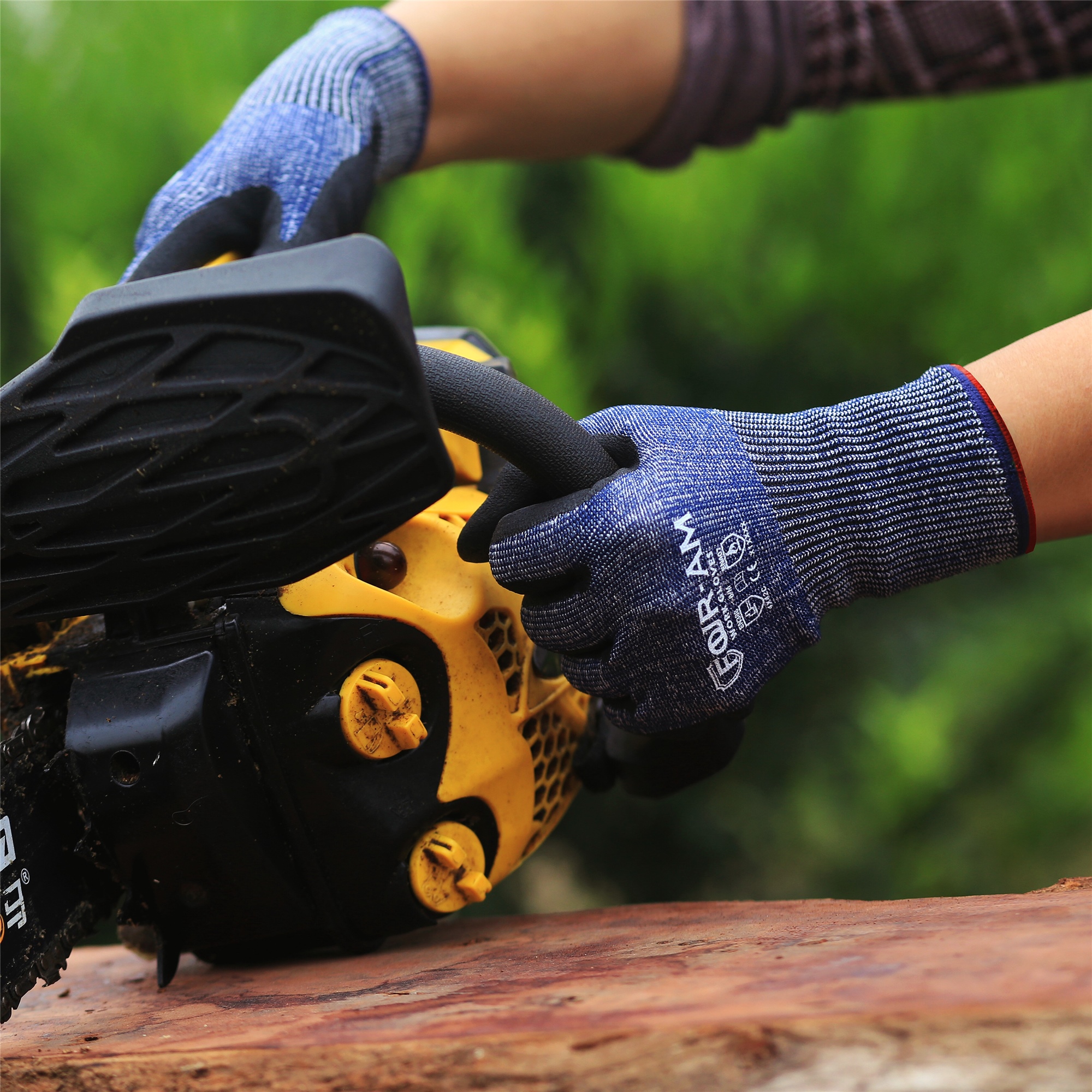 1/3Pair, Level 5Cut-Resistant  - đánh giá và giá Nitrile Mechanic Glove