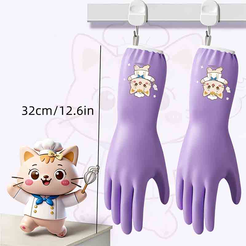 1 pair of household cleaning a - đánh giá và giá Dish Glove Rubber