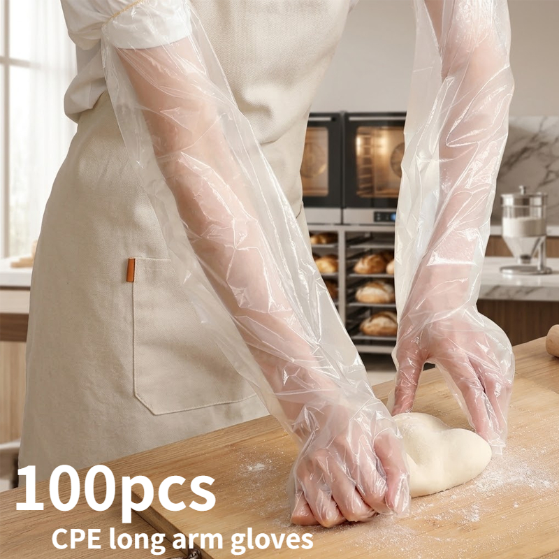 100PCS Disposable Arm Guard Gl - đánh giá và giá Rubber Glove Cleaning
