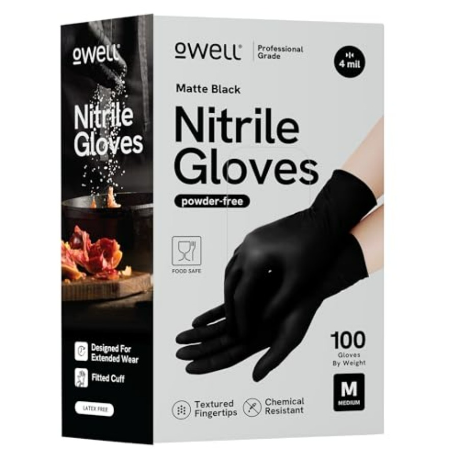 ® Black Nitrile Gloves - 4 Mil - đánh giá và giá Exam Glove Nitrile