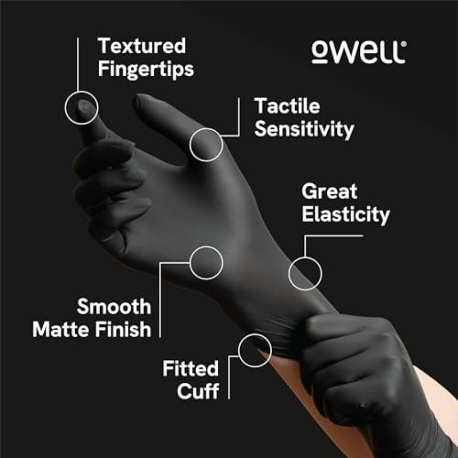 ® Black Nitrile Gloves - 4 Mil - đánh giá và giá Exam Glove Nitrile