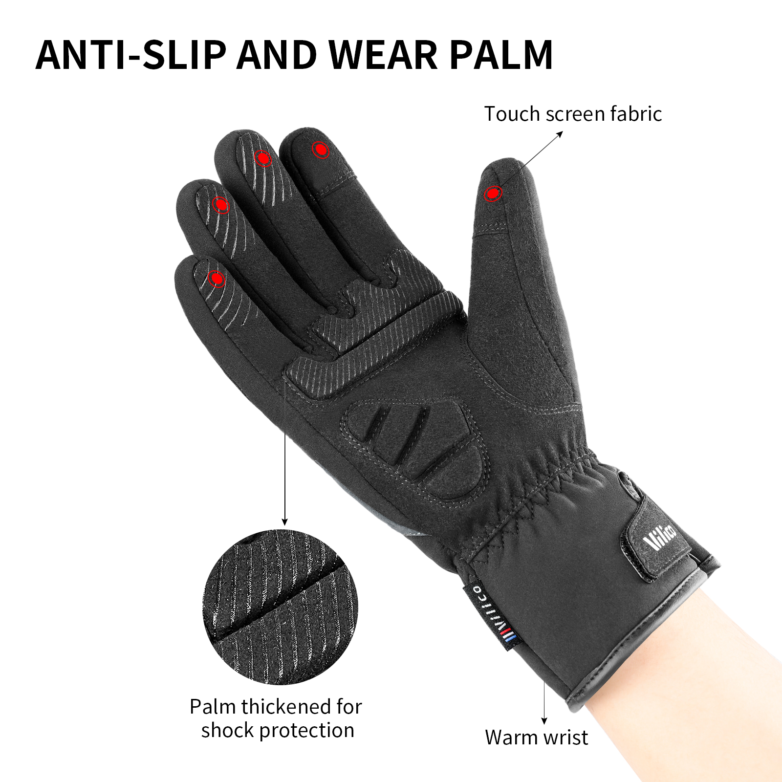 Winter Waterproof Cycling Glov - đánh giá và giá Ski Glove Waterproof