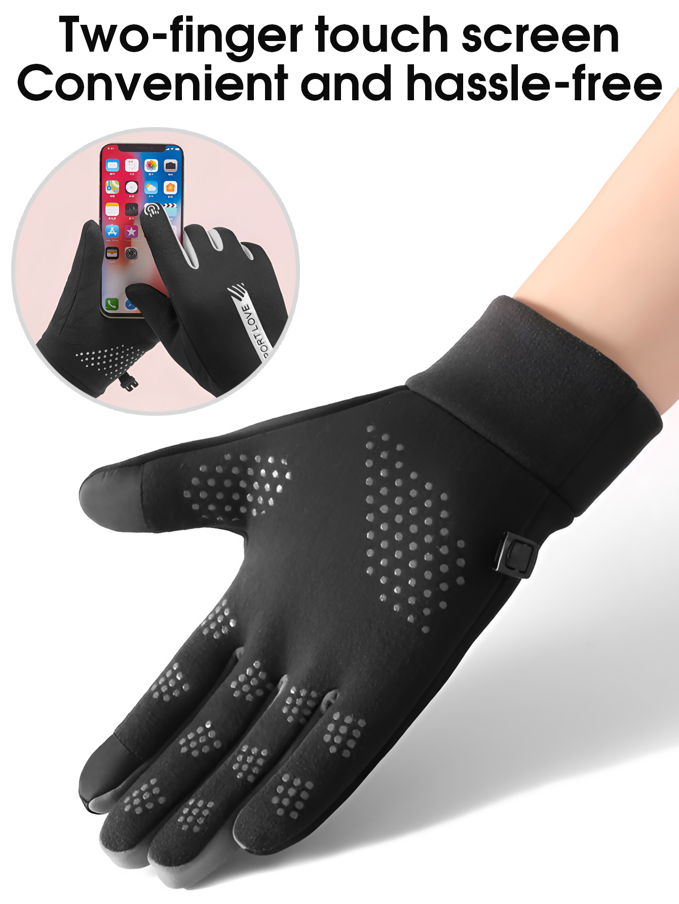 Winter Outdoor Sports Running  - đánh giá và giá Magic Touch Glove