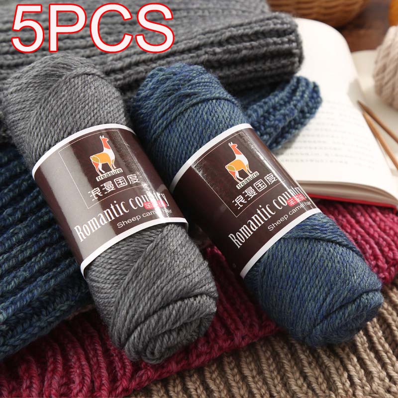 5PCS total 500g Hand knitting  - đánh giá và giá Wool Glove Lined