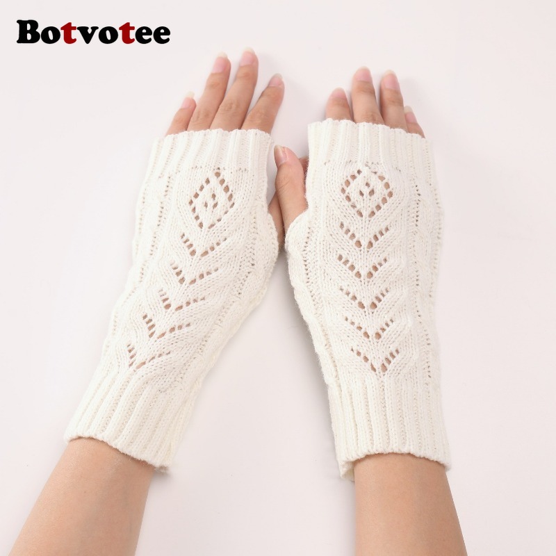 Botvotee Y2k Accessories Free  - đánh giá và giá Fingerless Glove Knit