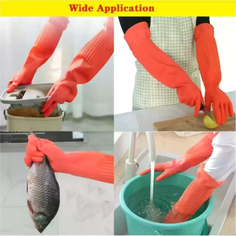 Long Reusable Rubber Dishwashi - đánh giá và giá Dish Glove Rubber