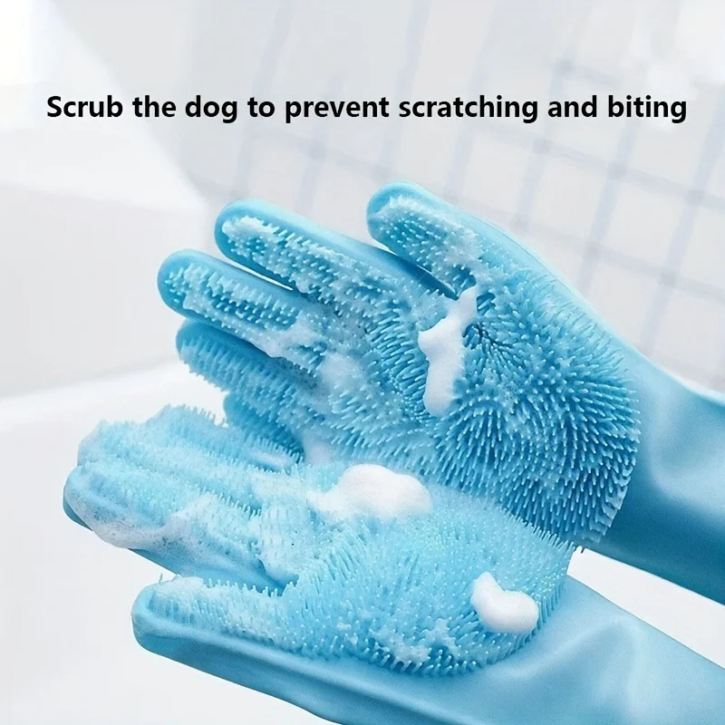 Pet Grooming Cleaning Gloves D - đánh giá và giá Dish Glove Rubber