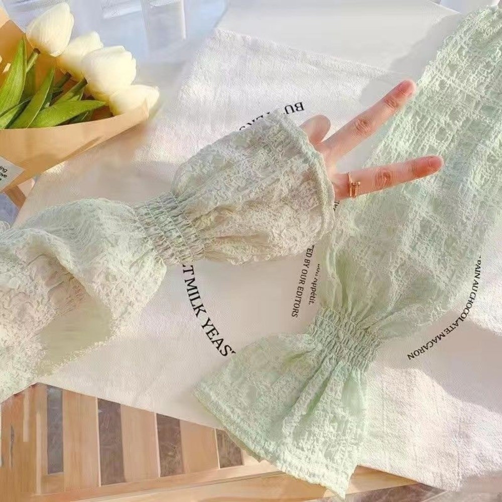 Fashion Lace Mesh Sun Protecti - đánh giá và giá Fingerless Glove Knit