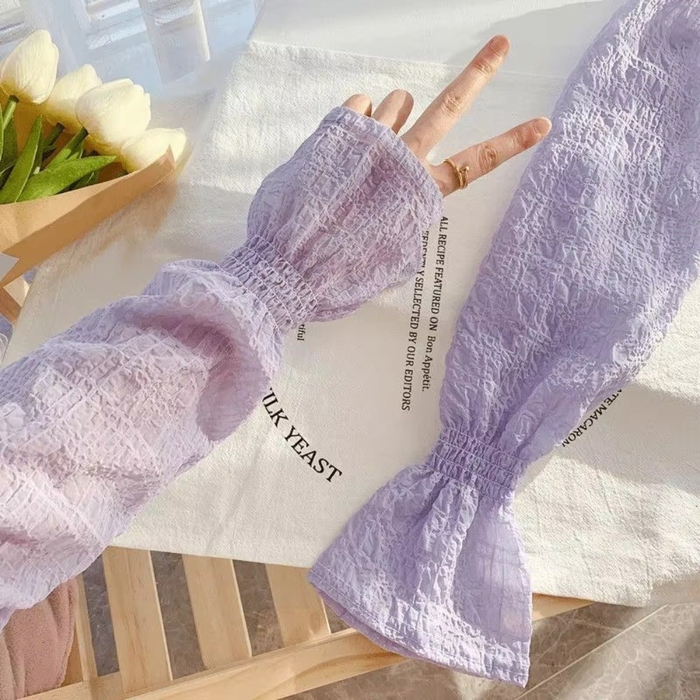 Fashion Lace Mesh Sun Protecti - đánh giá và giá Fingerless Glove Knit