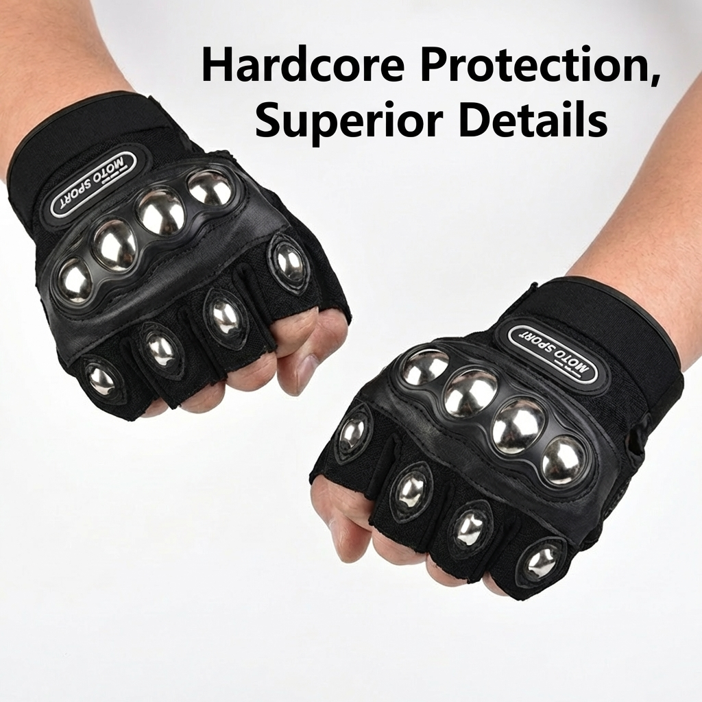 Steel Shell Knuckle Protection - đánh giá và giá Motorcycle Glove Knuckle