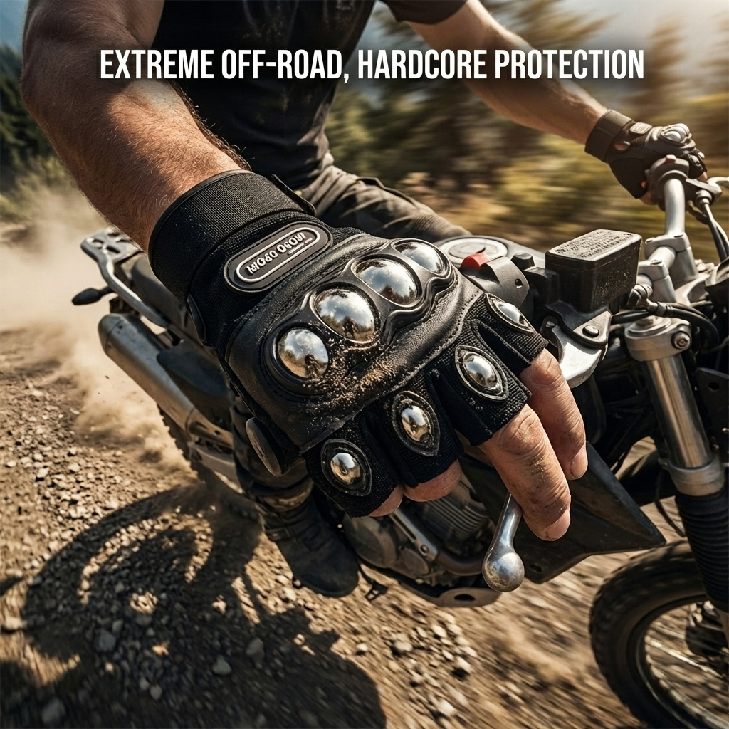 Steel Shell Knuckle Protection - đánh giá và giá Motorcycle Glove Knuckle