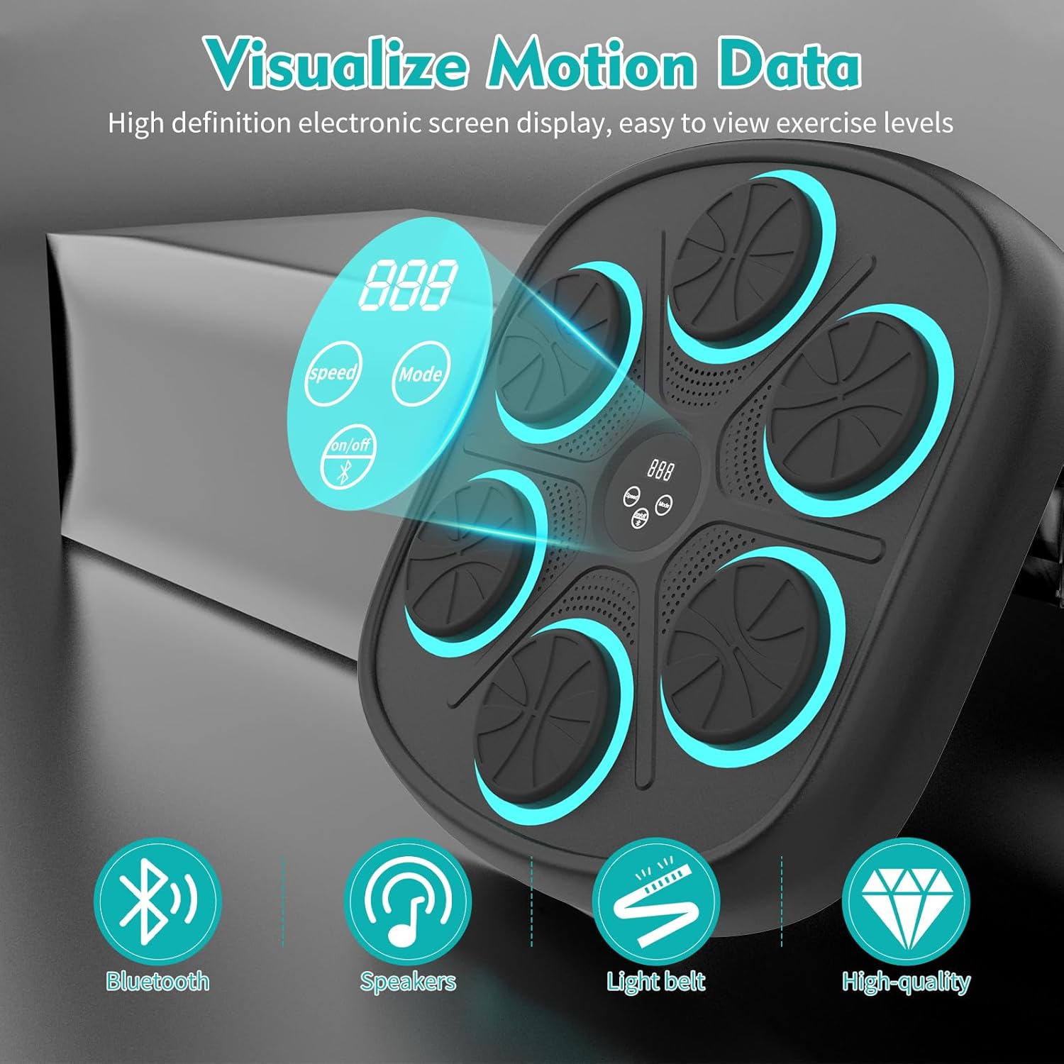 Wall Mounted Music Boxing Mach - đánh giá và giá Workout Glove Gym