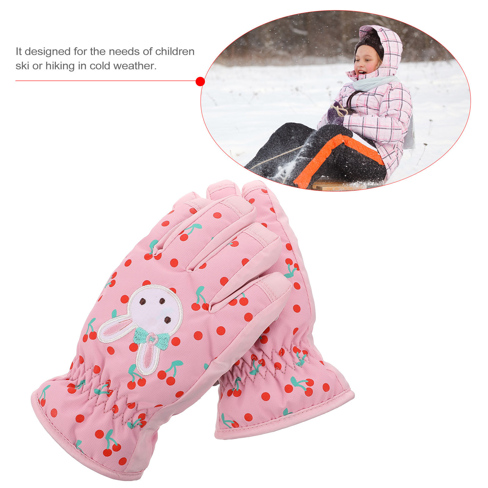 1Pair Children Ski Gloves Wate - đánh giá và giá Winter Glove Insulated