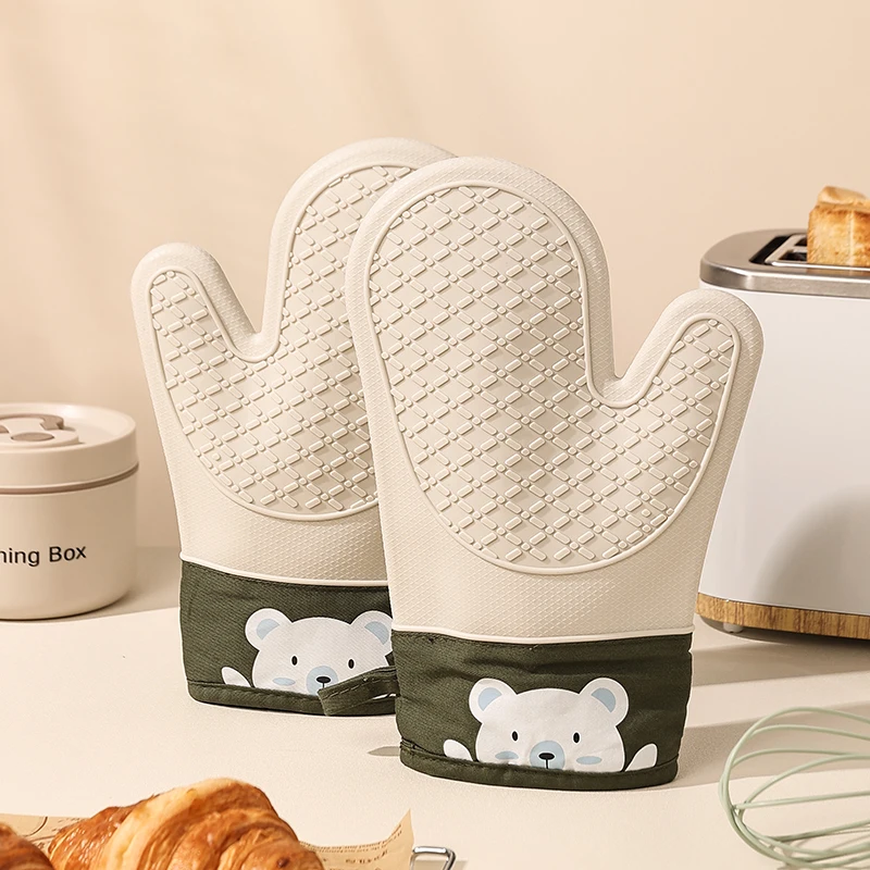 Silicone heat insulation glove - đánh giá và giá Oven Mitt Silicone