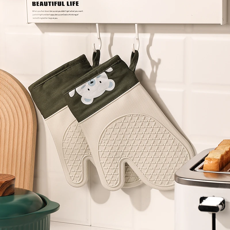 Silicone heat insulation glove - đánh giá và giá Oven Mitt Silicone