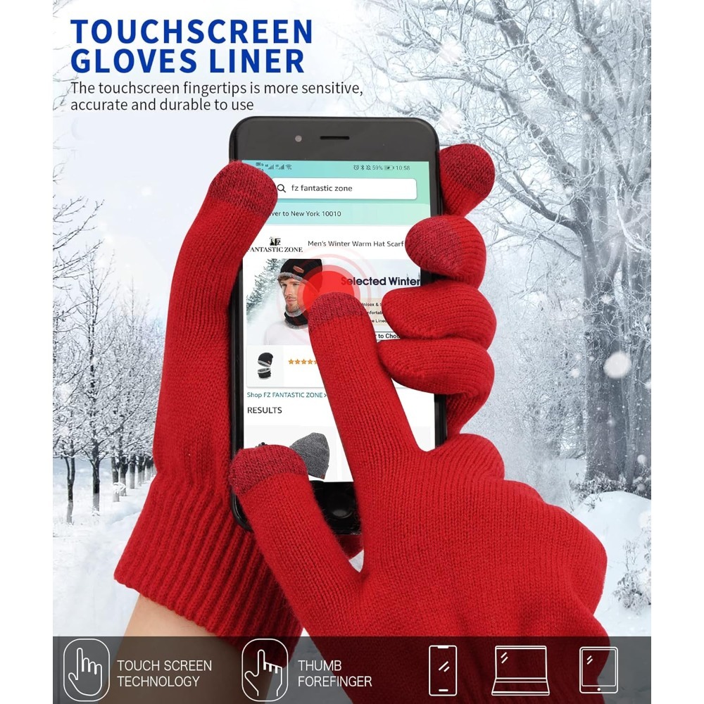 Women's Winter Touchscreen Woo - đánh giá và giá Wool Glove Lined