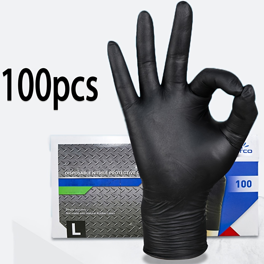Black Nitrile Disposable Glove - đánh giá và giá Nitrile Mechanic Glove