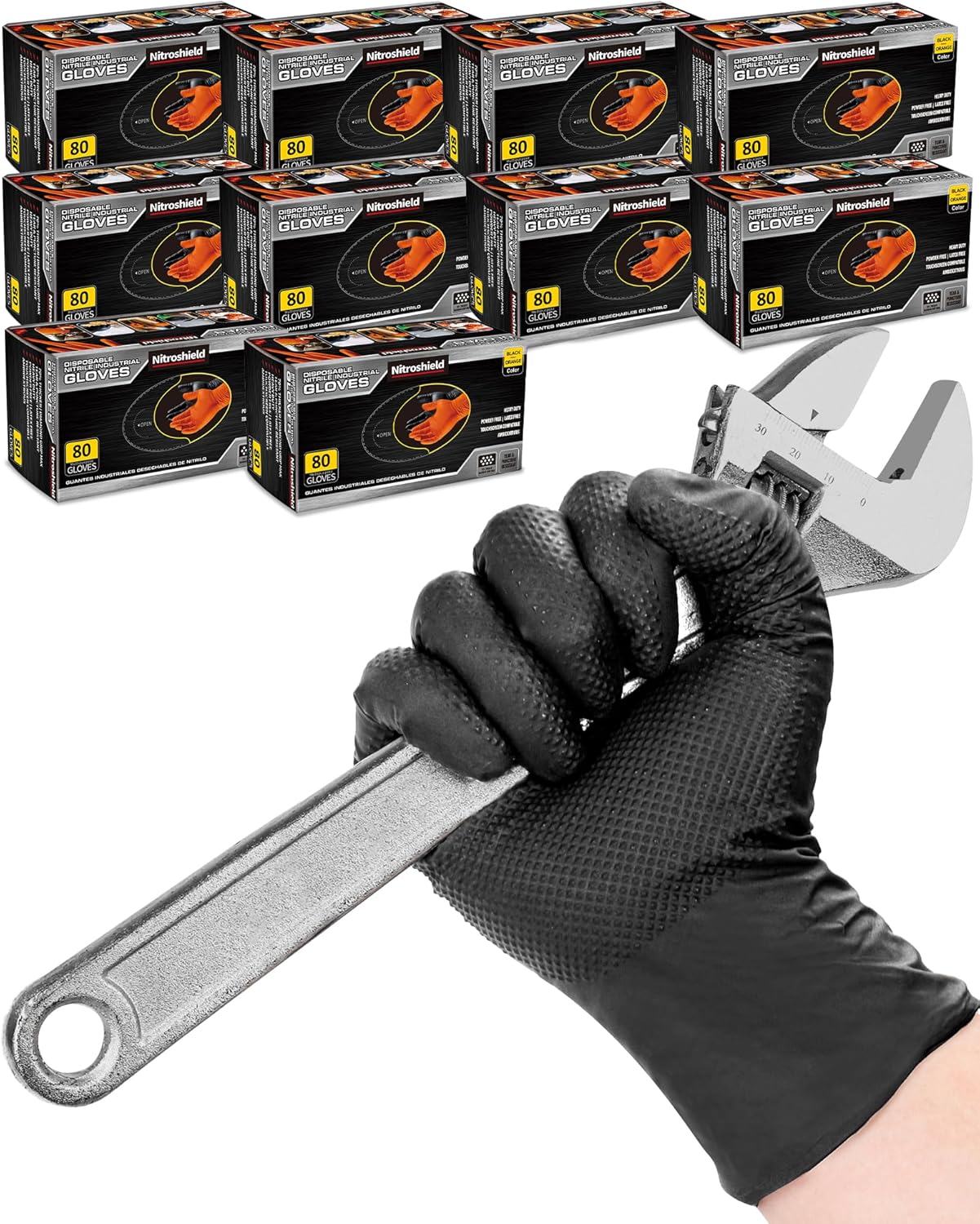 9mil Heavy Duty Disposable Nit - đánh giá và giá Nitrile Mechanic Glove