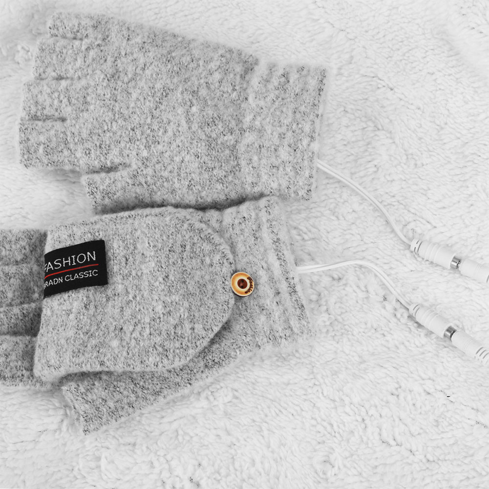 USB Electric Heated Gloves Adj - đánh giá và giá Fingerless Glove Knit