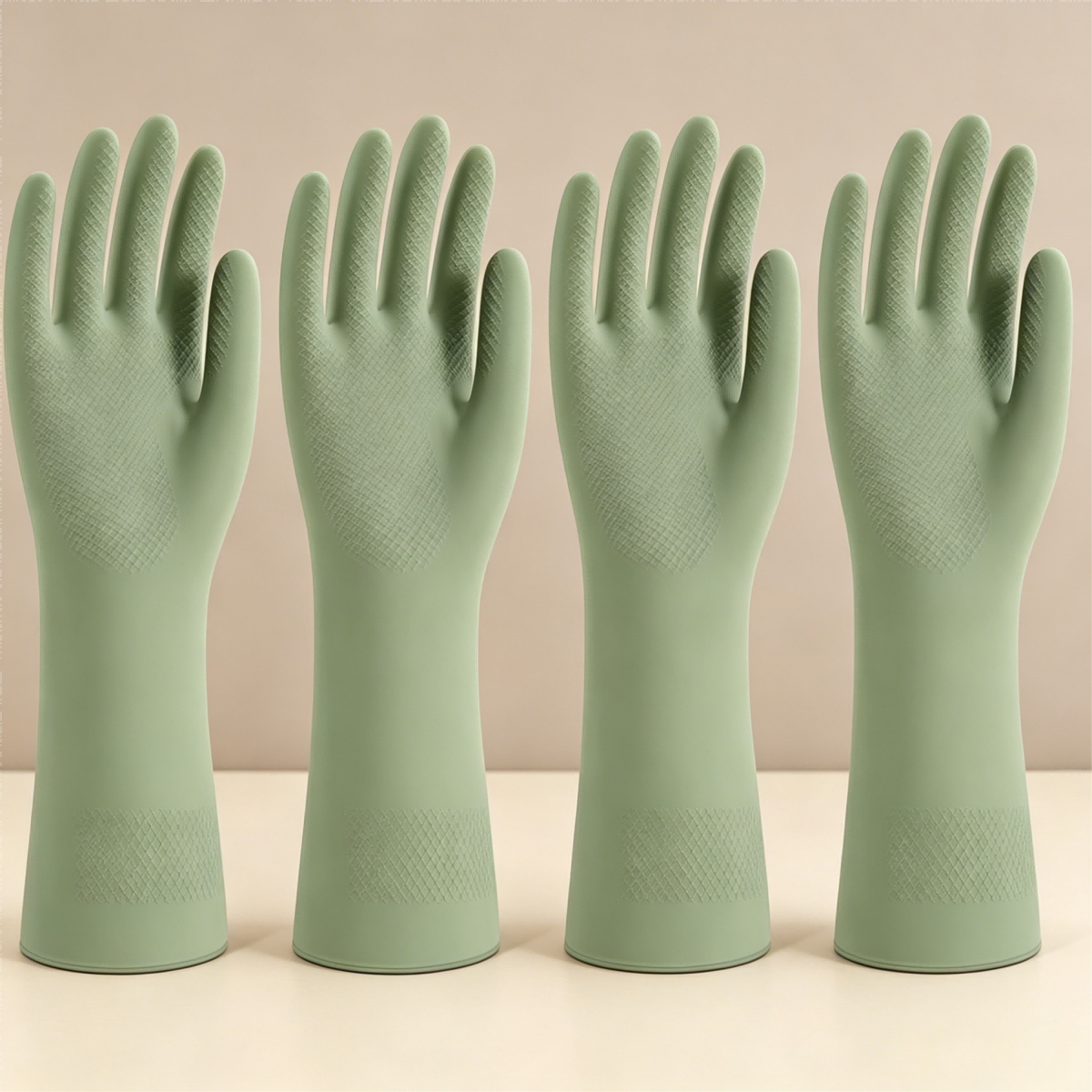 4 Pairs Reusable Rubber Dishwa - đánh giá và giá Dish Glove Rubber