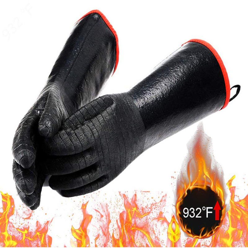 BBQ Gloves 18IN 932℉ Heat Resi - đánh giá và giá Rubber Glove Cleaning