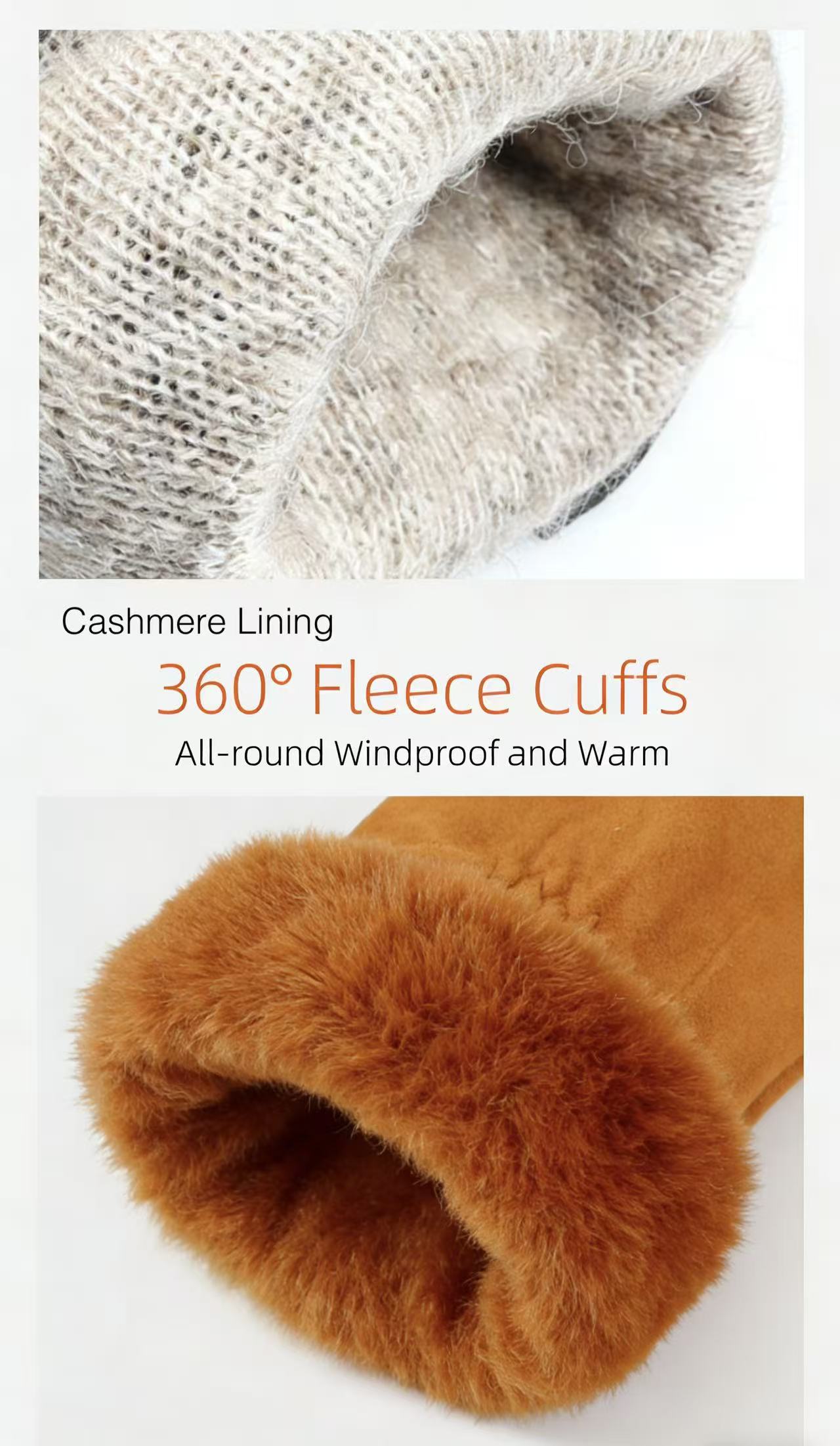Women's Deerskin Warm Gloves A - đánh giá và giá Wool Glove Lined