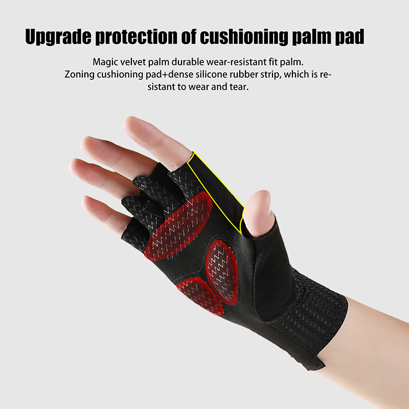 Summer Breathable Half Finger  - đánh giá và giá Cycling Glove Padded