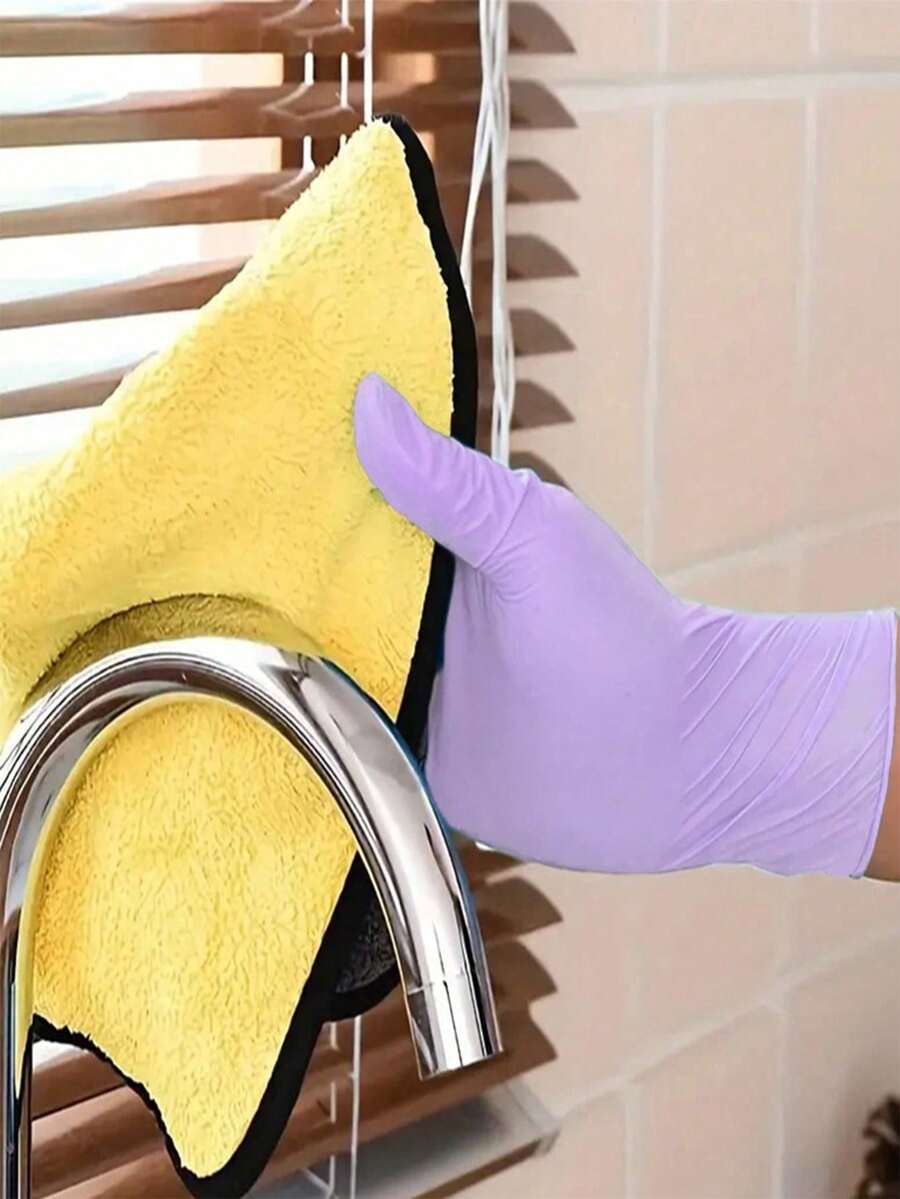 100/50/4pcs Disposable Purple  - đánh giá và giá Latex Disposable Glove