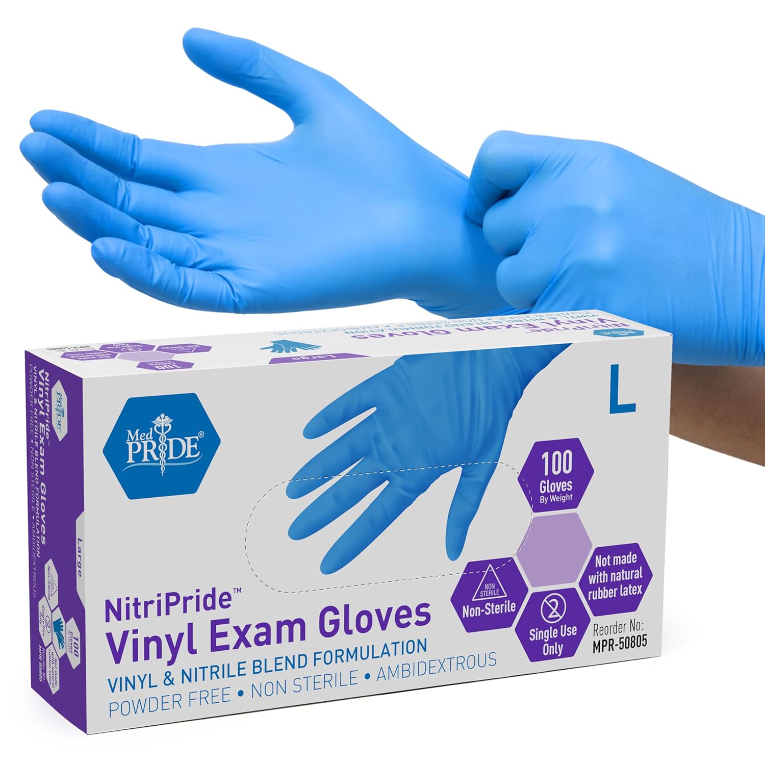 Nitrile/Vinyl Blend Exam Glove - đánh giá và giá Exam Glove Nitrile