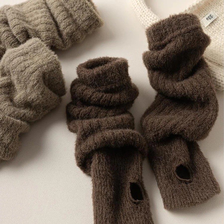 Winter Warm Long Sleeves Glove - đánh giá và giá Fingerless Glove Knit