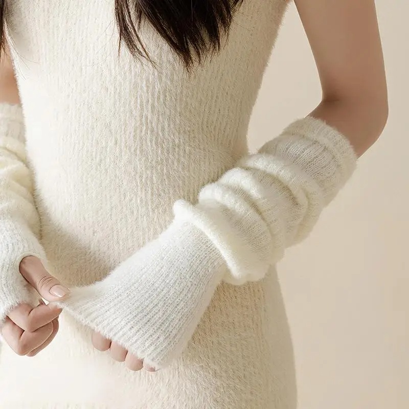 Winter Warm Long Sleeves Glove - đánh giá và giá Fingerless Glove Knit