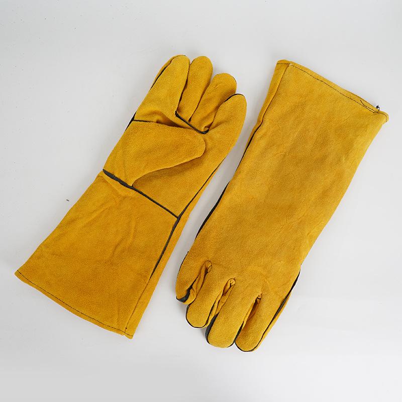 1 Pair 40Cm Welding Leather Gl - đánh giá và giá Cut Resistant Glove