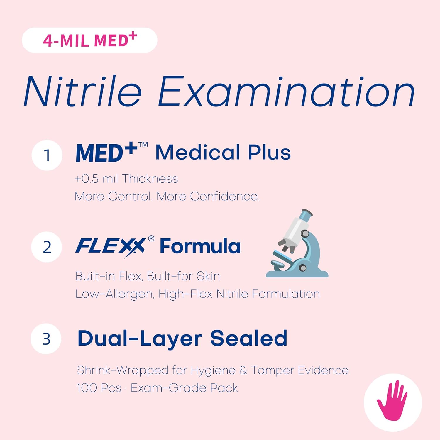4 Mil Nitrile Exam Gloves, Pow - đánh giá và giá Exam Glove Nitrile